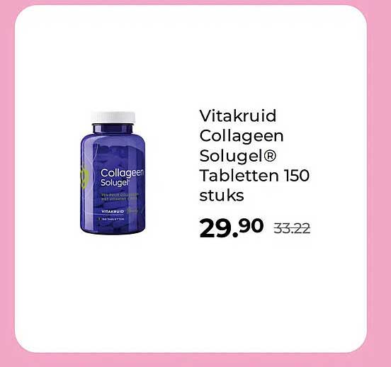 Vitakruid Collageen Solugel® Tabletten 150 stuks