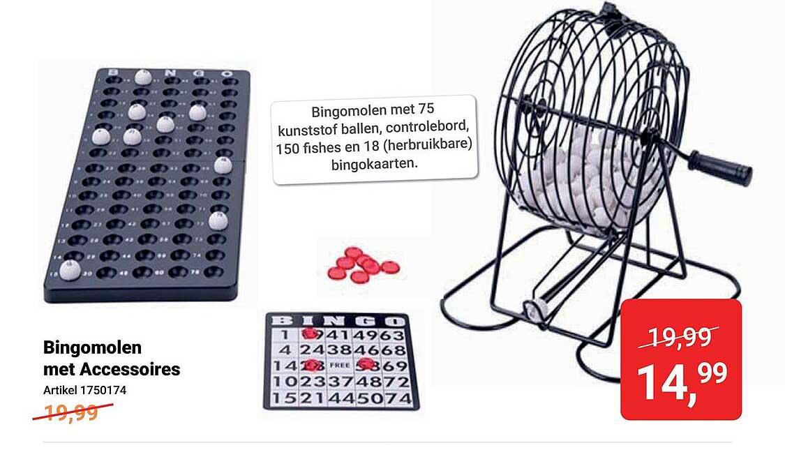 Bingomolen met Accessoires