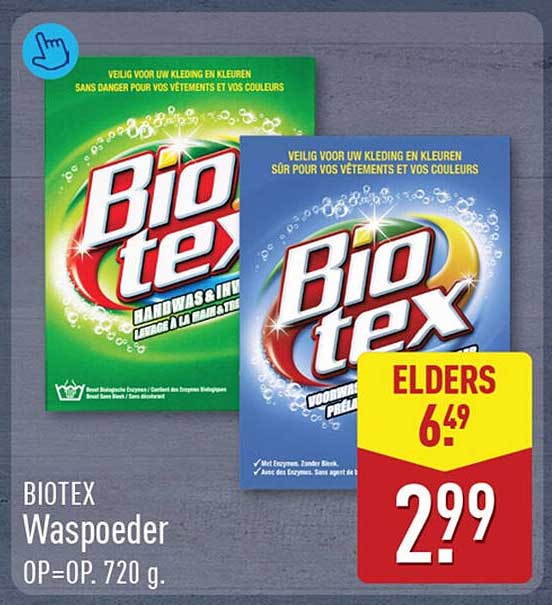 BIOTEX Waspoeder OP=OP. 720 g.