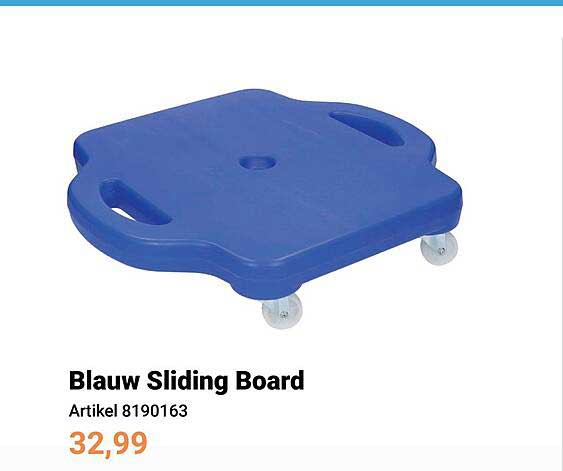 Blauw Sliding Board