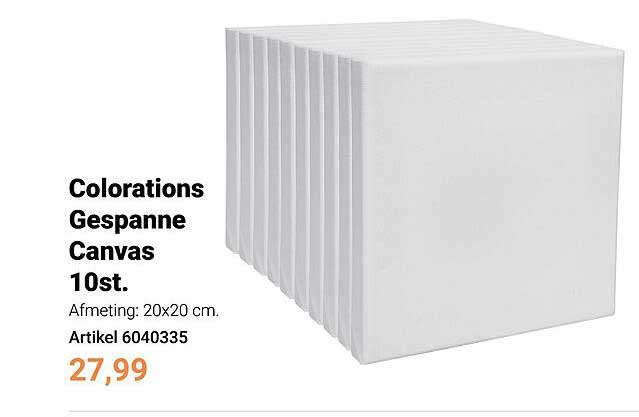 Colorations Gespanne Canvas 10st.