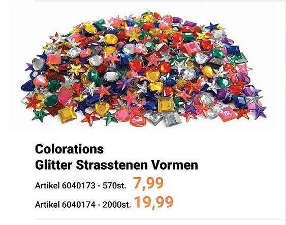 Colorations Glitter Strassstenen Vormen
