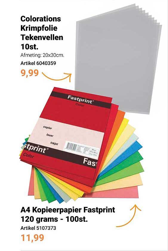 Colorations Krimpfolie Tekenvellen 10st.