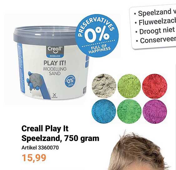 Creall Play It Speelzand, 750 gram