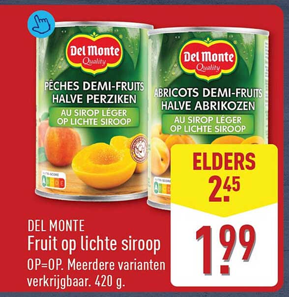 Del Monte Fruit op lichte siroop