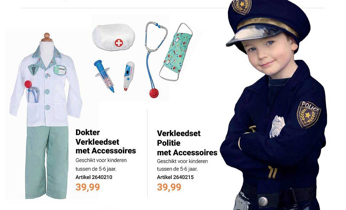 Dokter Verkleedset met Accessoires