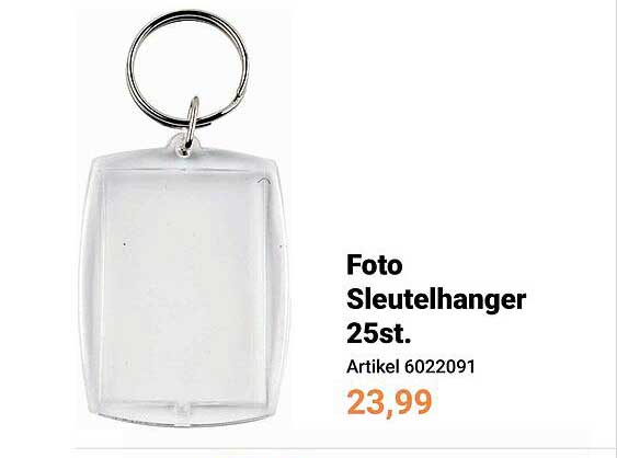 Foto Sleutelhanger 25st.