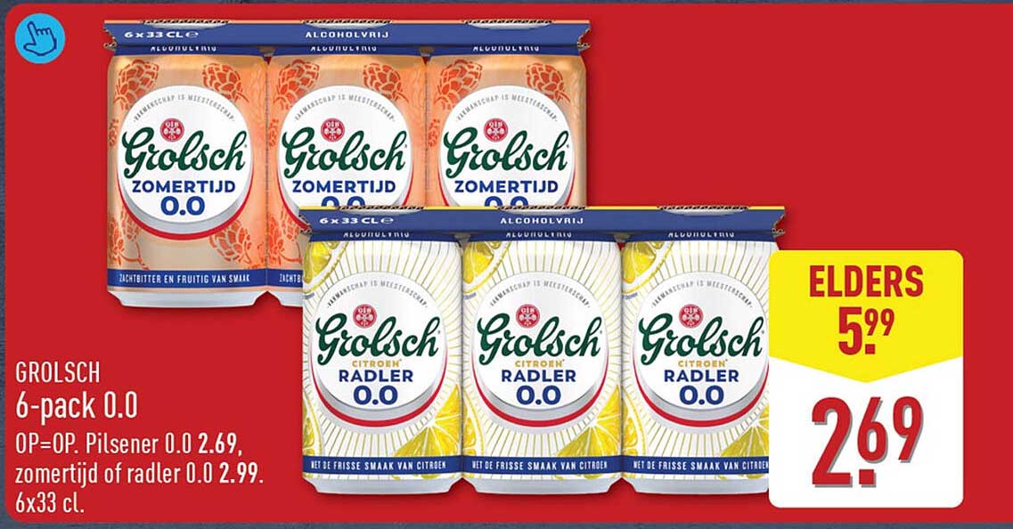 Grolsch 6-pack 0.0