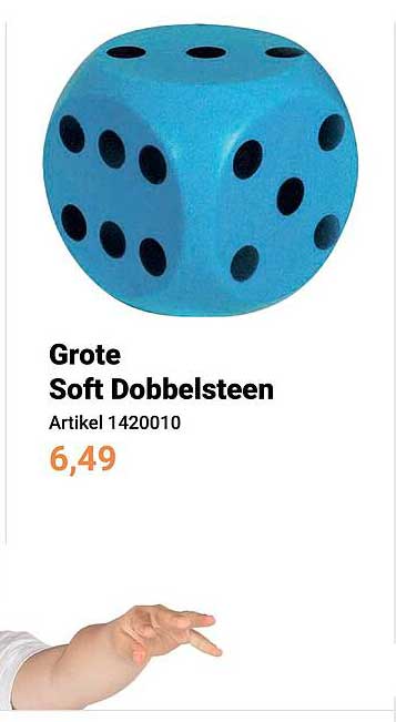 Grote Soft Dobbelsteen