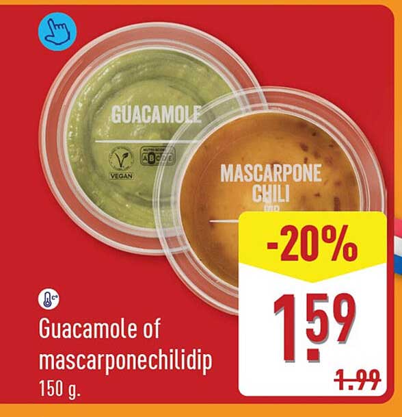 Guacamole of mascarponechillidip 150 g -20%