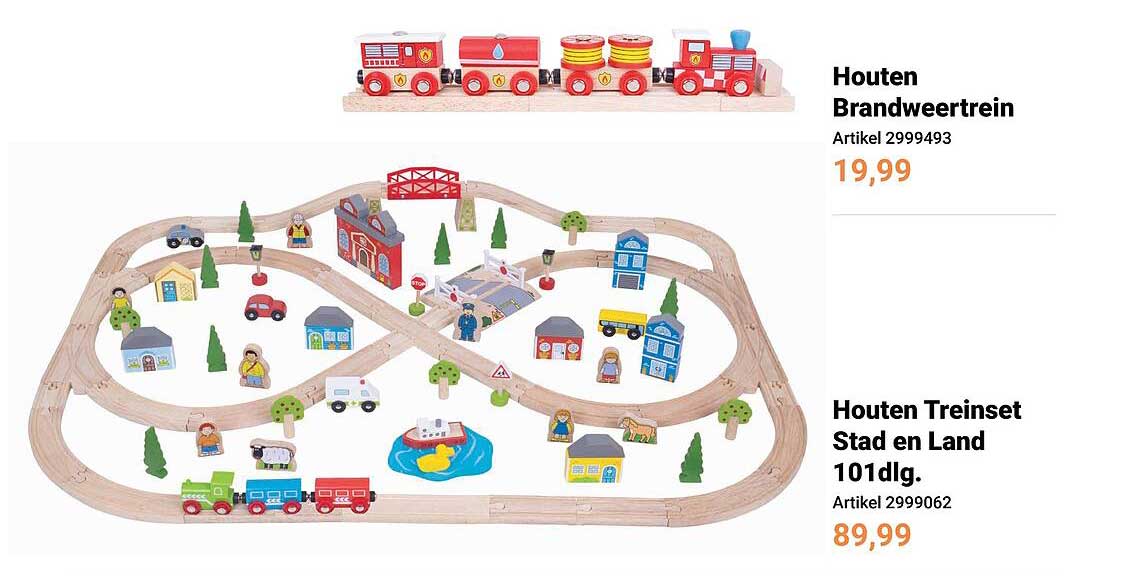 Houten Brandweertrein