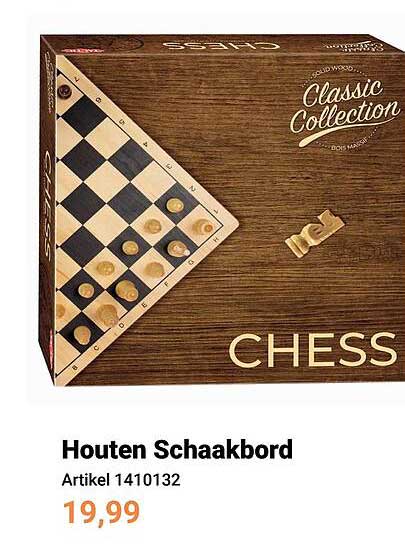 Houten Schaakbord