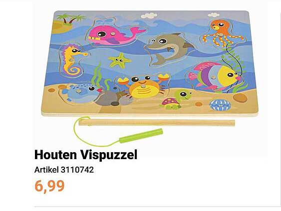 Houten Vispuzzel