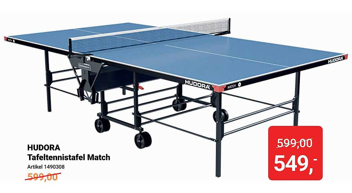 HUDORA Tafeltennistafel Match