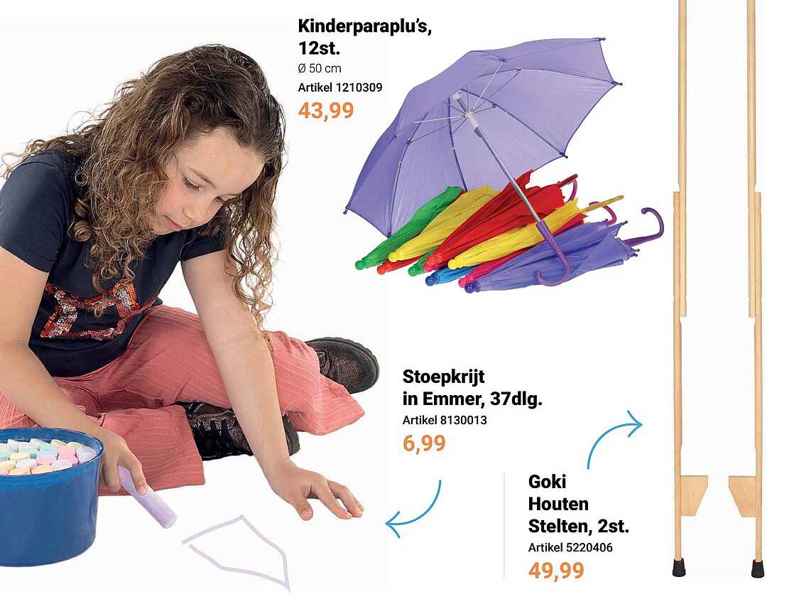 Kinderparaplu's, 12st.