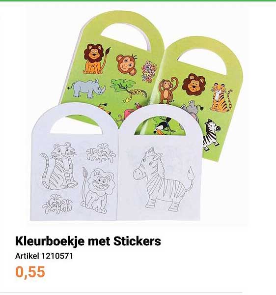Kleurboekje met Stickers