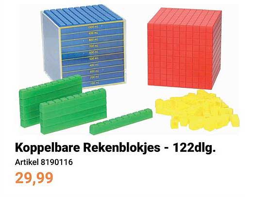 Koppelbare Rekenblokjes - 122dlg.