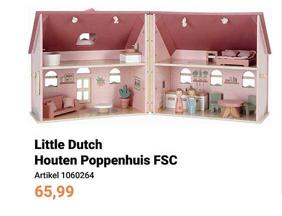 Little Dutch Houten Poppenhuis FSC