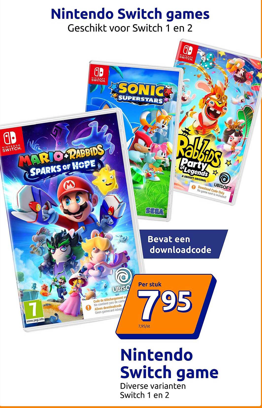Nintendo Switch games Geschikt voor Switch 1 en 2
