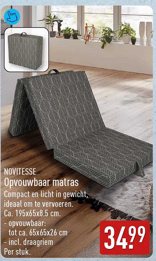 NOVITESSE Opvouwbaar matras