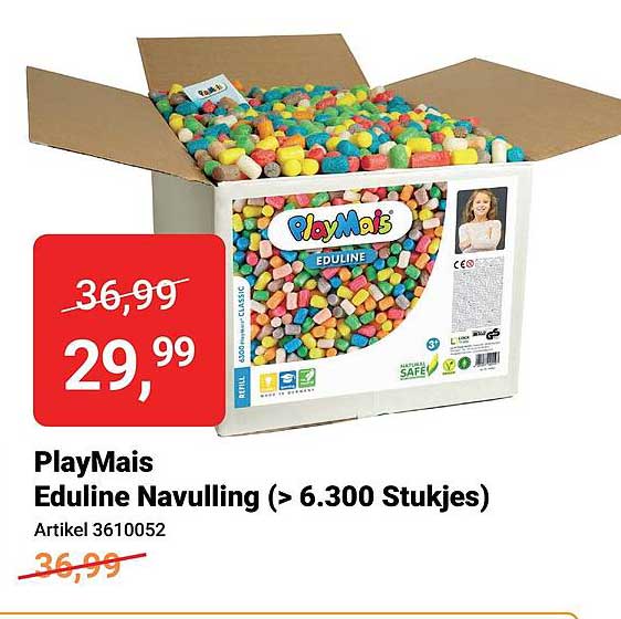PlayMais Eduline Navulling (> 6.300 Stukjes)
