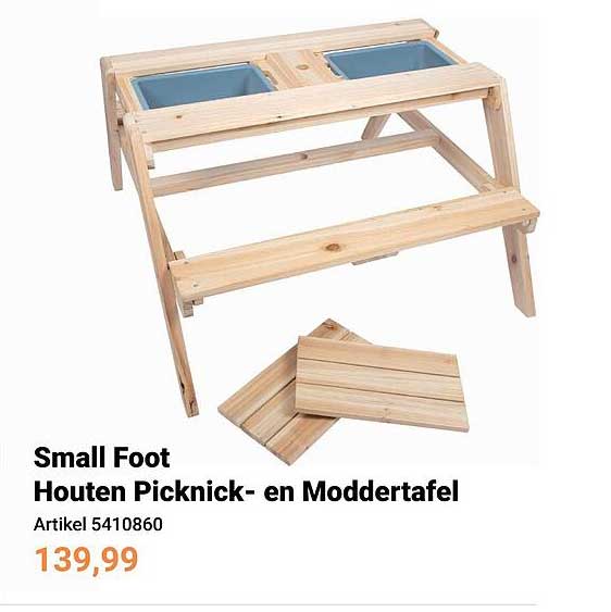 Small Foot Houten Picknick- en Moddertafel