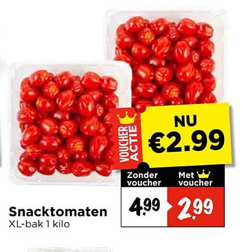 Snacktomaten XL-bak 1 kilo