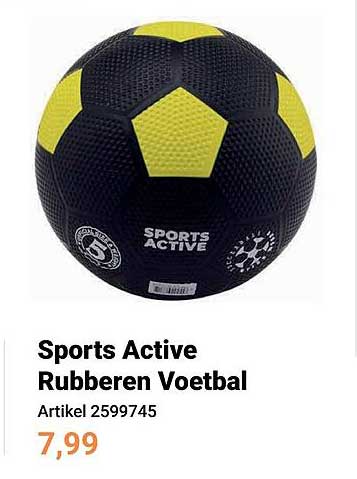 Sports Active Rubberen Voetbal