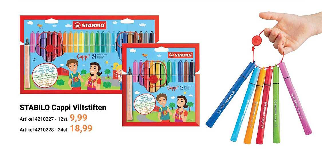 STABILO Cappi Viltstiften