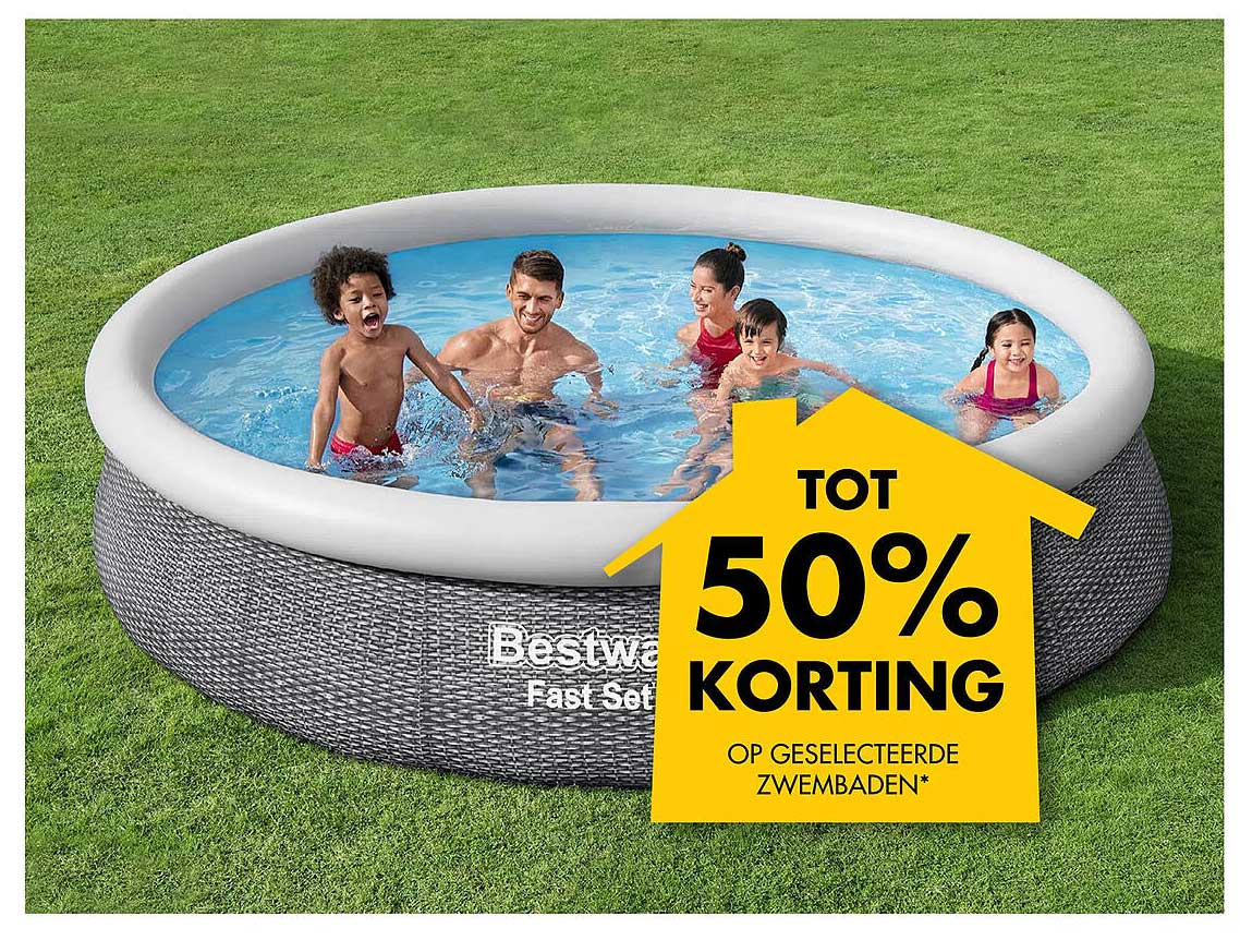 TOT 50% KORTING OP GESELECTEERDE ZWEMBADEN*