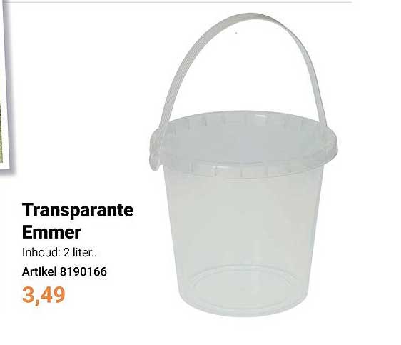 Transparante Emmer