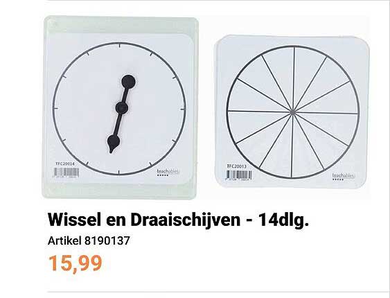 Wissel en Draaischijven - 14dlg.