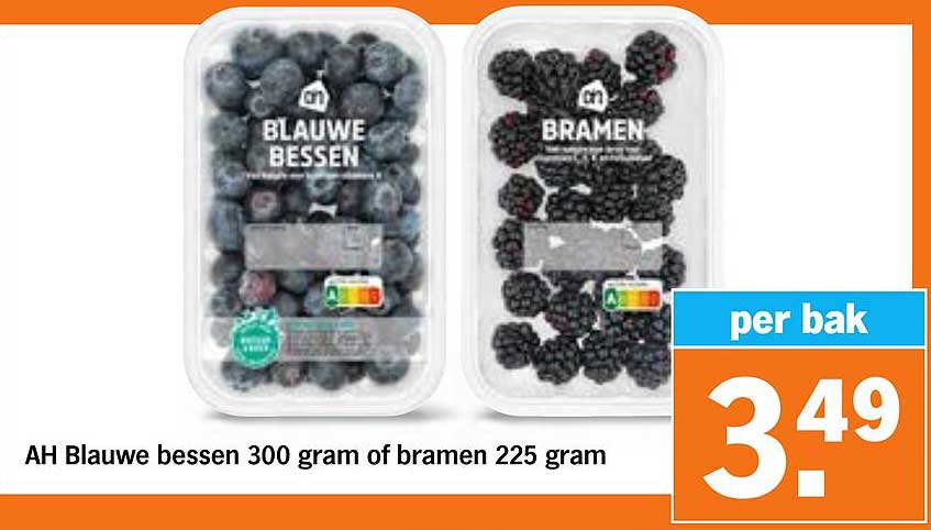 AH Blauwe bessen 300 gram of bramen 225 gram