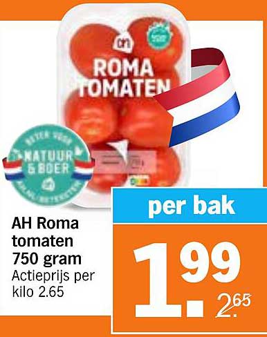 AH Roma tomaten 750 gram