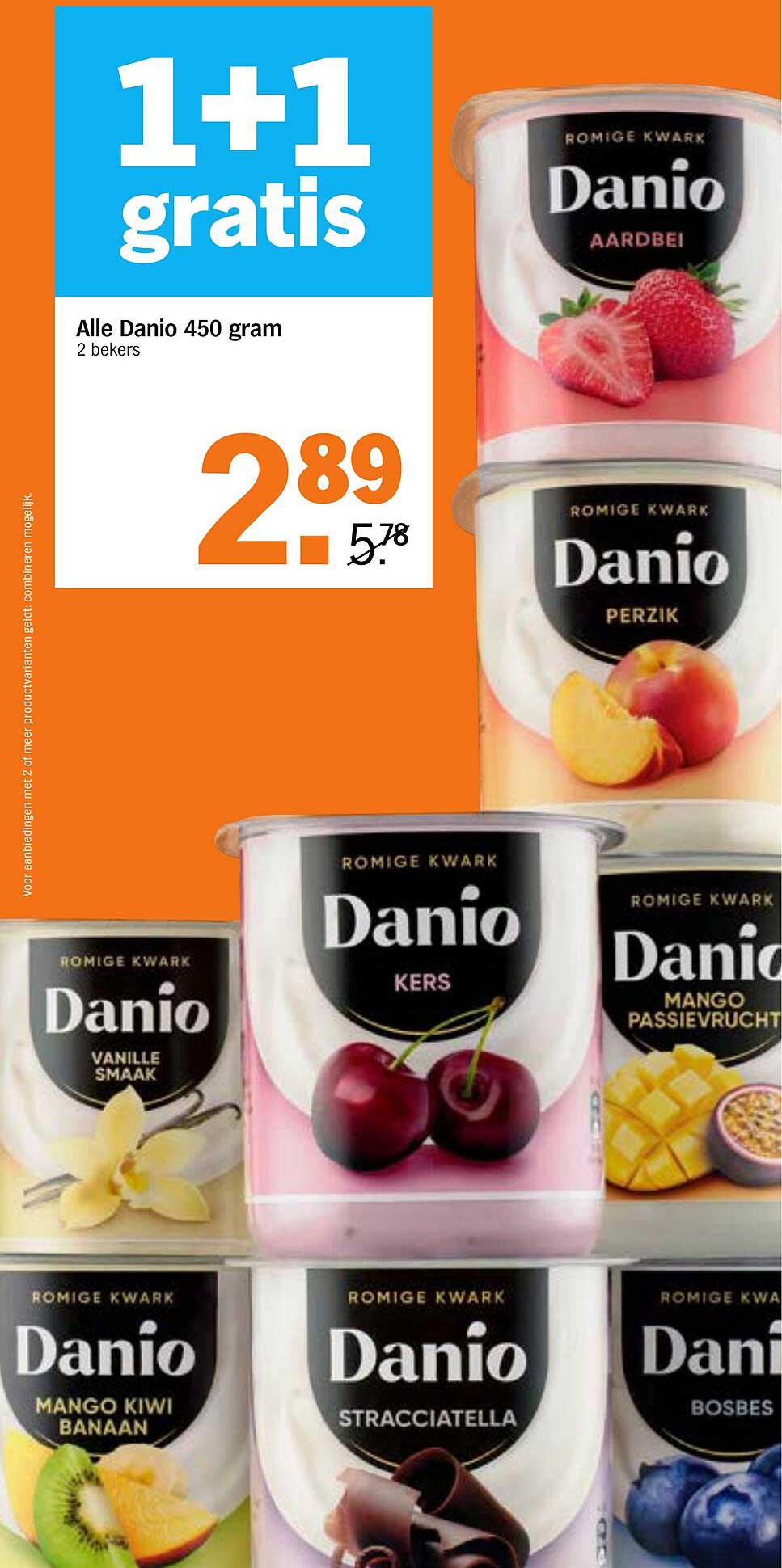 Alle Danio 450 gram - 1+1 gratis