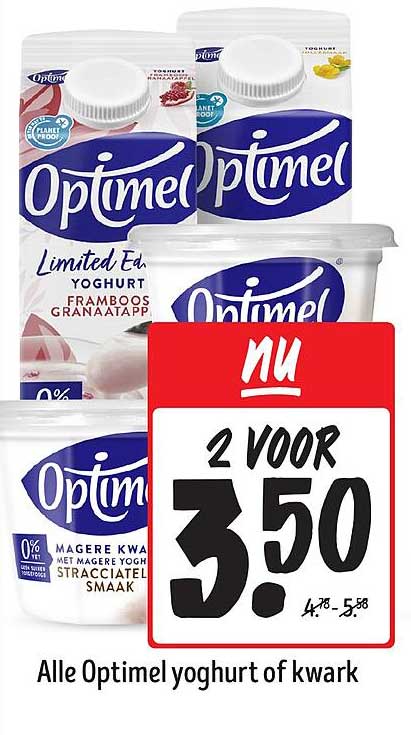 Alle Optimel yoghurt of kwark