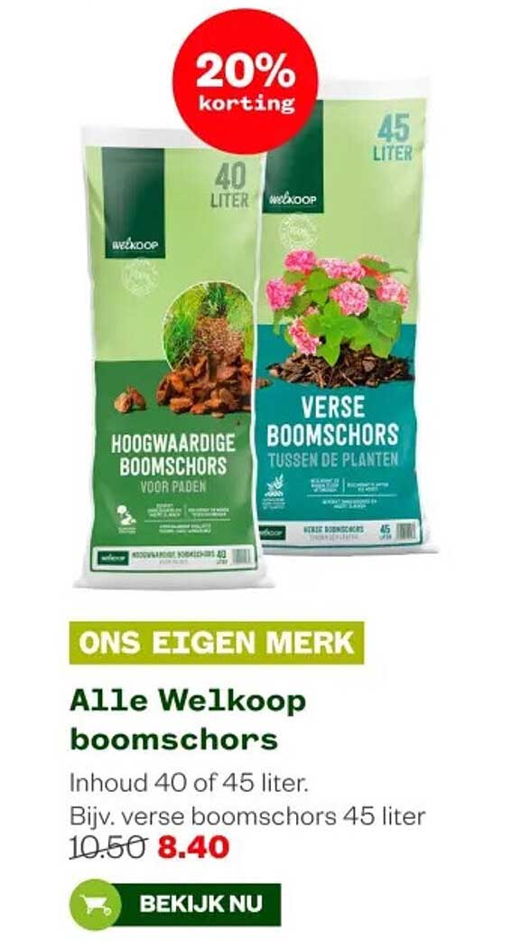 Alle Welkoop boomschors