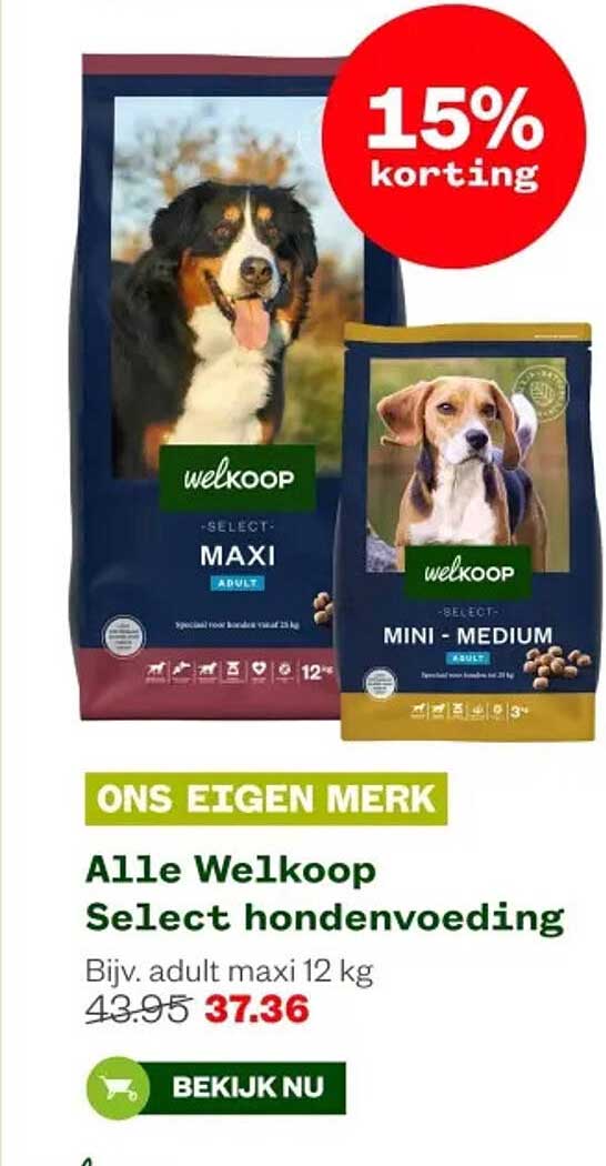 Alle Welkoop Select hondenvoeding