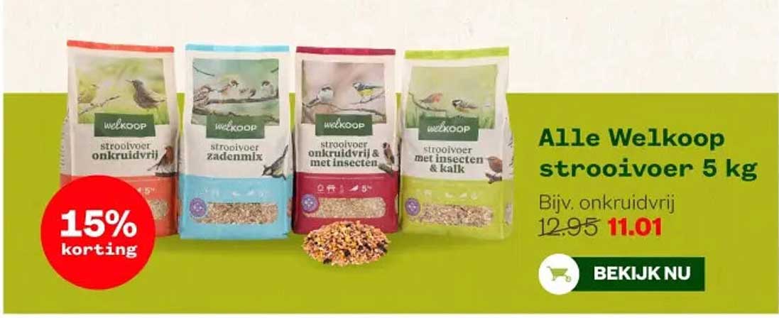 Alle Welkoop strooivoer 5 kg