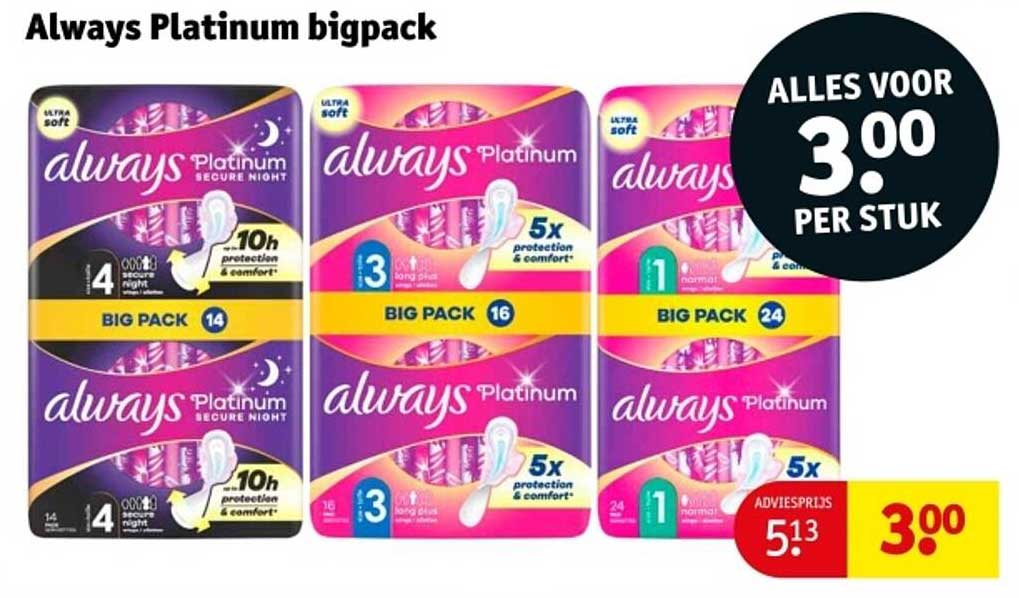 Always Platinum bigpack