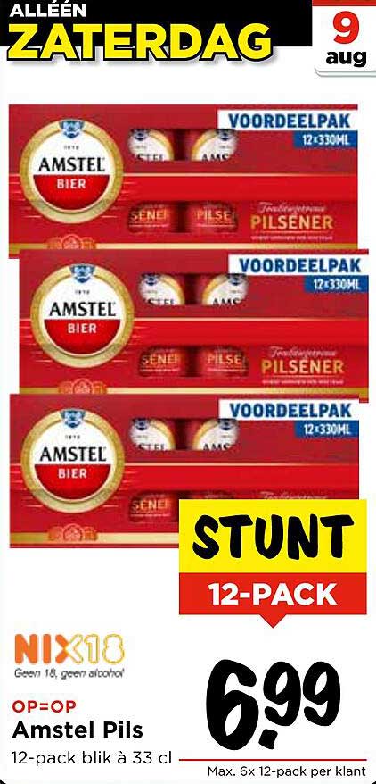 Amstel Pils 12-pack blik à 33 cl
