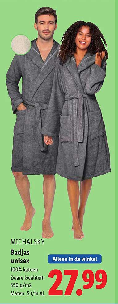 Badjas unisex
