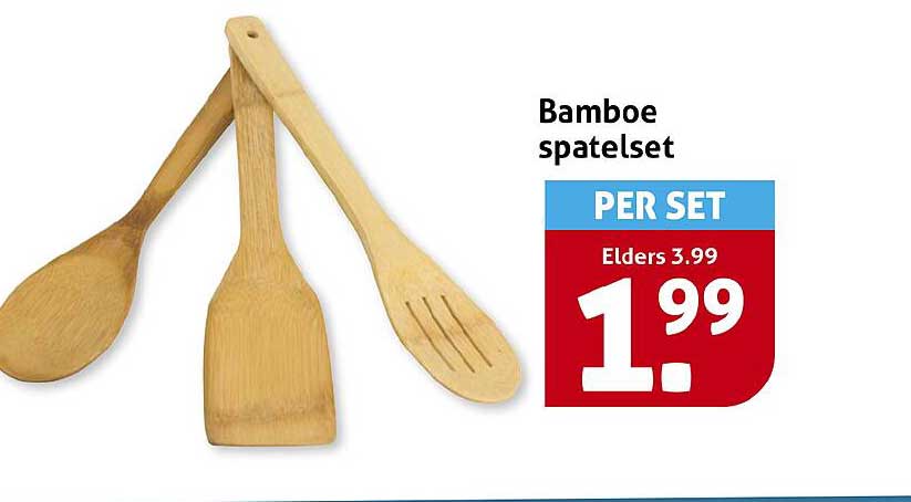 Bamboe spatelset
