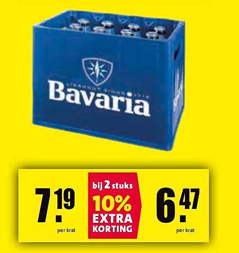Bavaria Bierkrat - 10% EXTRA KORTING bij 2 stuks