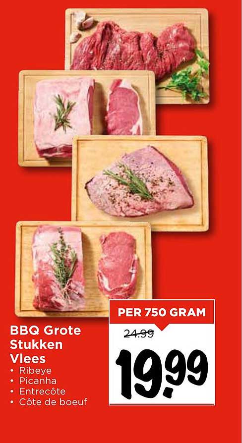 BBQ Grote Stukken Vlees