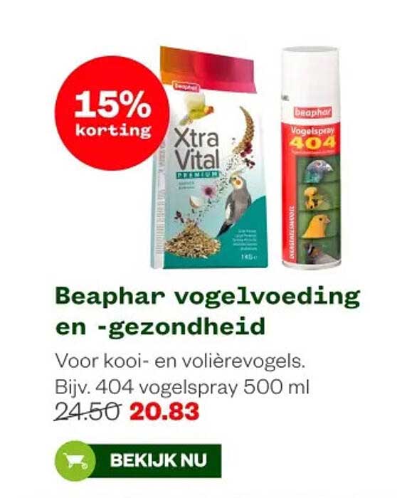 Beaphar vogelvoeding en -gezondheid