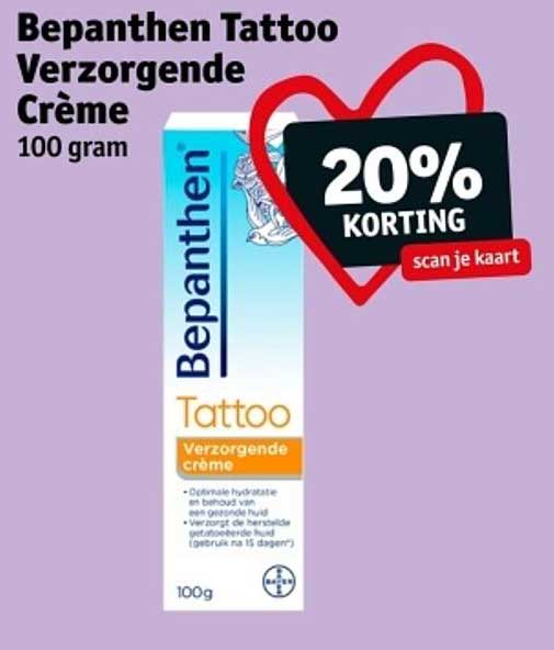 Bepanthen Tattoo Verzorgende Crème 100 gram