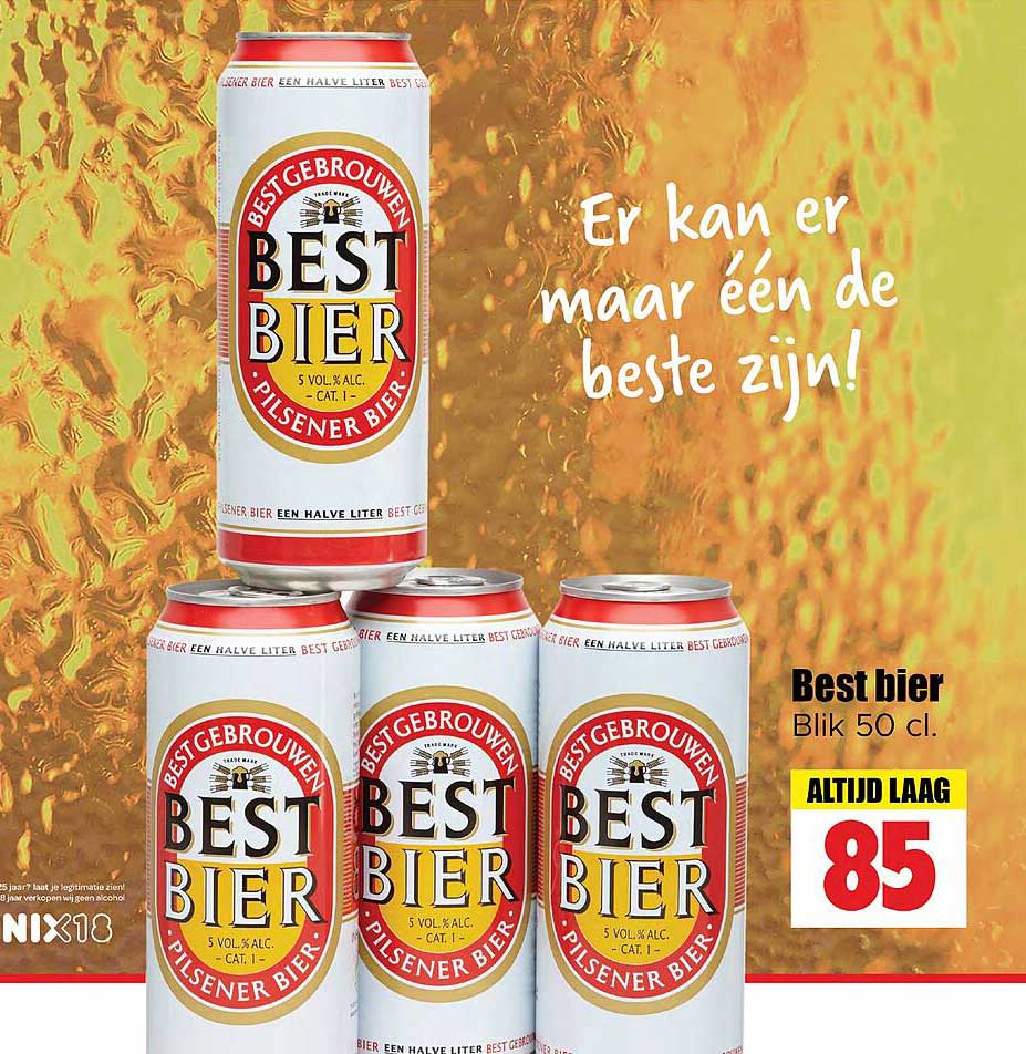 Best Bier Blik 50 cl.