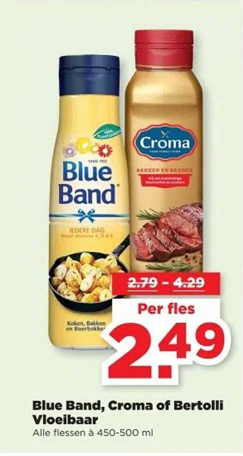 Blue Band, Croma of Bertolli Vloeibaar