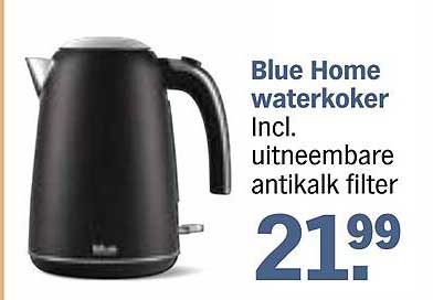 Blue Home waterkoker Incl. uitneembare antikalk filter